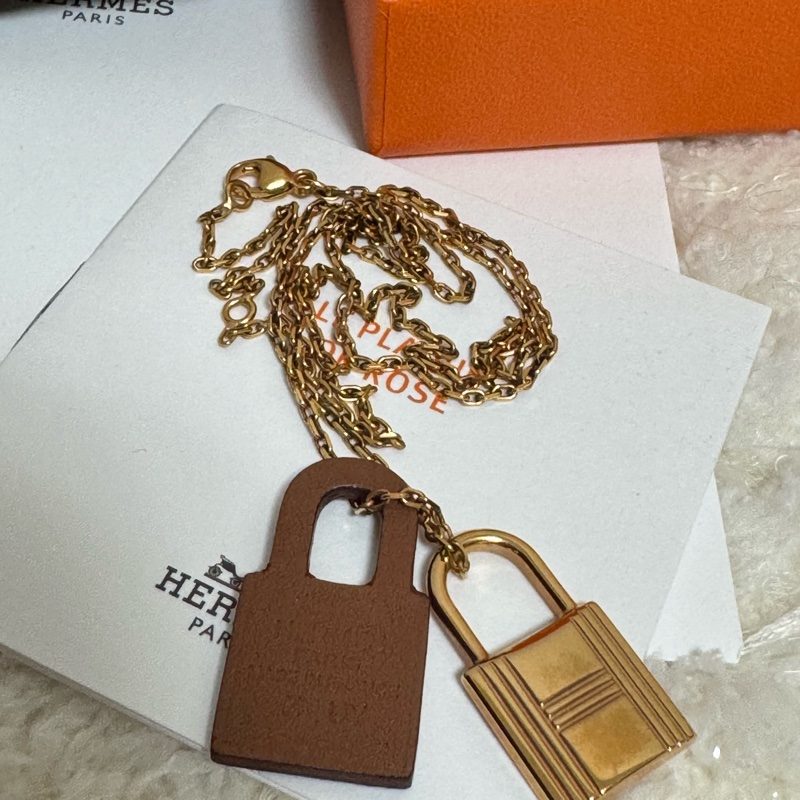 HERMES鎖頭造型 OKelly項鍊-3