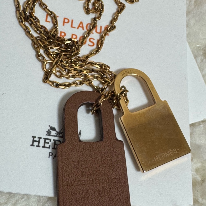 HERMES鎖頭造型 OKelly項鍊-4
