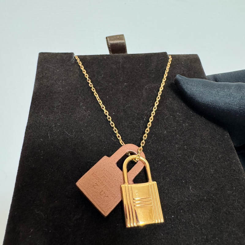 HERMES鎖頭造型 OKelly項鍊-5