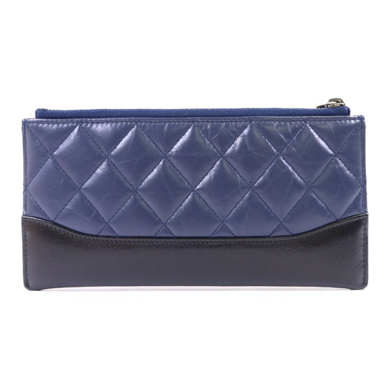 CHANEL 牛皮皮革Gabrielle Long Wallet長錢包-1