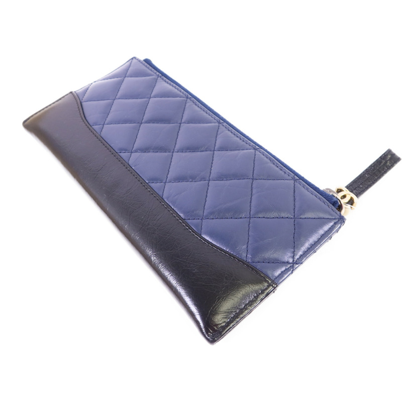 CHANEL 牛皮皮革Gabrielle Long Wallet長錢包-3