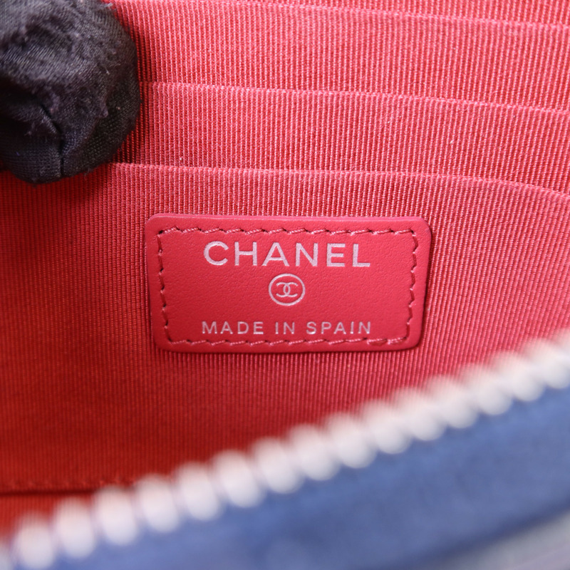 CHANEL 牛皮皮革Gabrielle Long Wallet長錢包-5