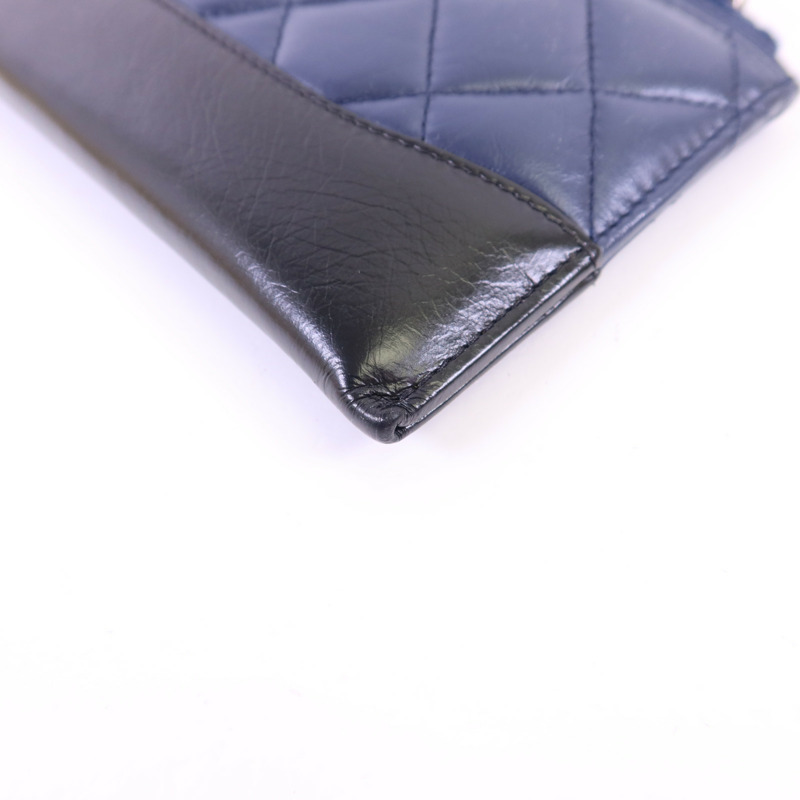 CHANEL 牛皮皮革Gabrielle Long Wallet長錢包-9