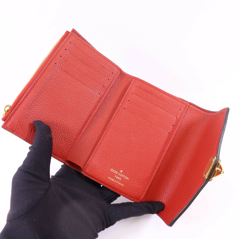 LOUIS VUITTON Monogram Pallas Compact Wallet金扣錢包-4