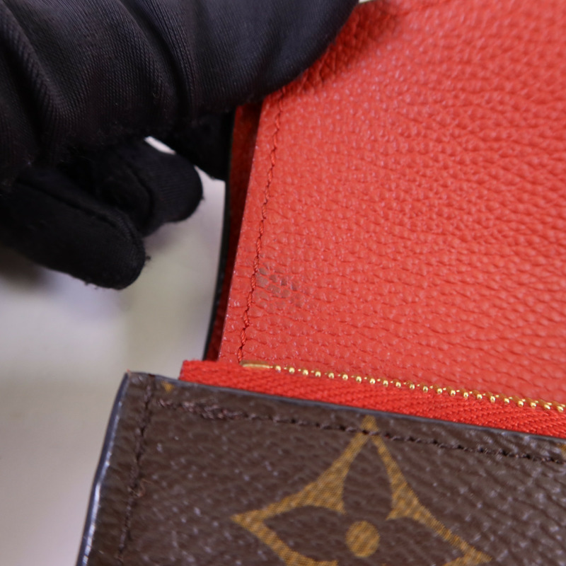 LOUIS VUITTON Monogram Pallas Compact Wallet金扣錢包-17