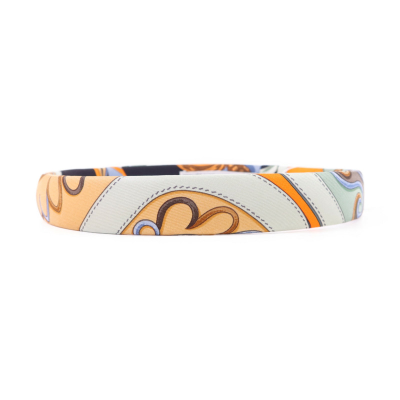 HERMES 絲質Hair Band髮帶-3