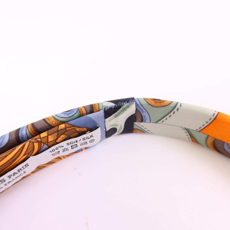 HERMES 絲質Hair Band髮帶-6