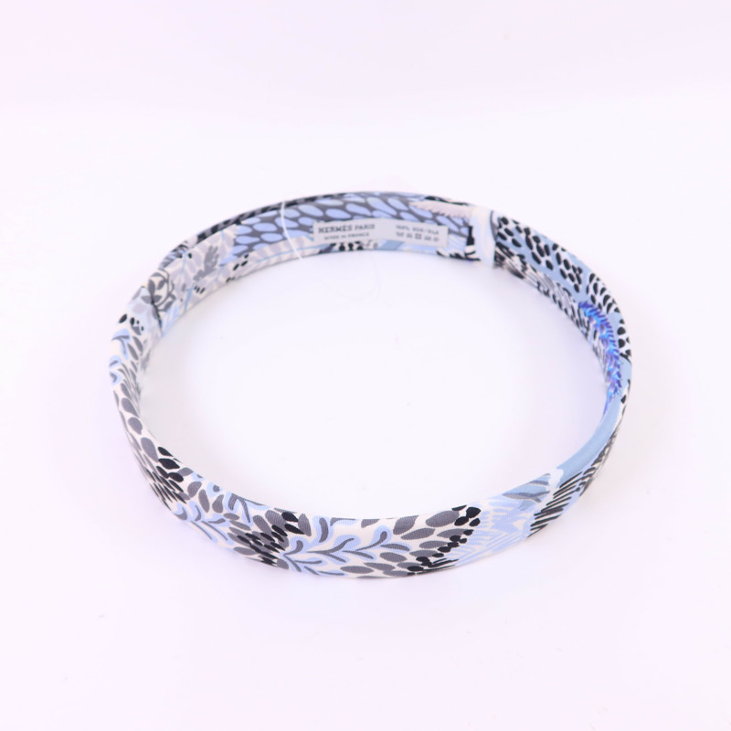HERMES 絲質Hair Band髮帶-4