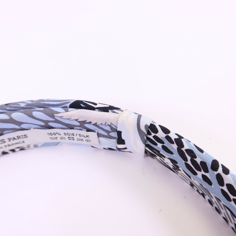 HERMES 絲質Hair Band髮帶-6