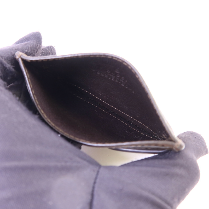 GUCCI 塗層帆布Card Case金扣卡片套-4