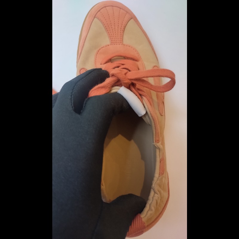 Hermes 橘邊駝麂皮jet 休閒鞋-12