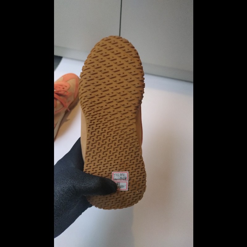 Hermes 橘邊駝麂皮jet 休閒鞋-14