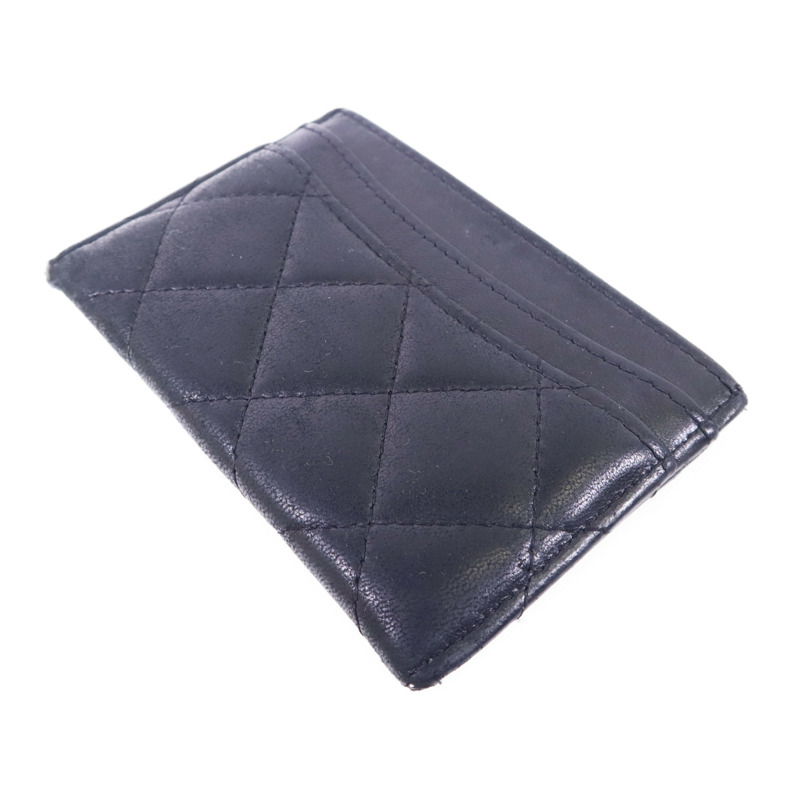 CHANEL 羊皮皮革Card Case銀扣卡片套-3