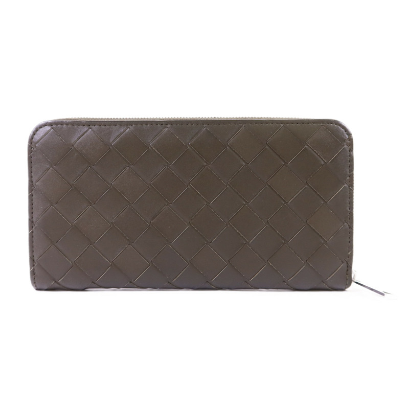 BOTTEGA VENETA 牛皮皮革Long wallet銀扣長錢包-1