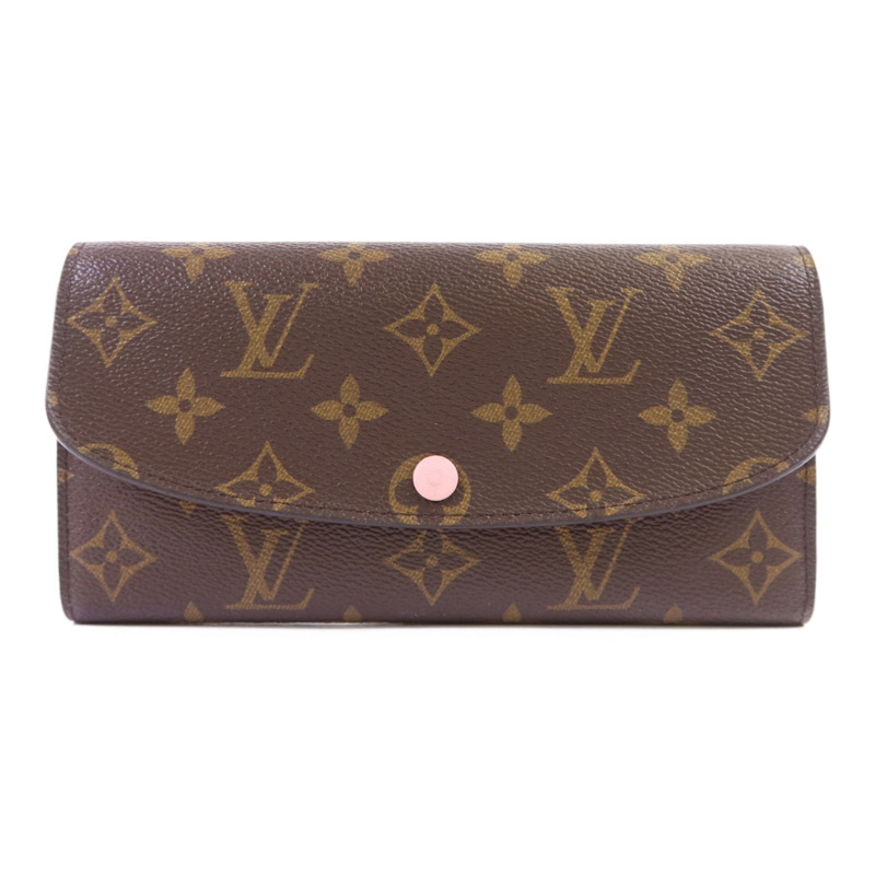 LOUIS VUITTON Monogram Portefeuille Sara金扣長錢包-0