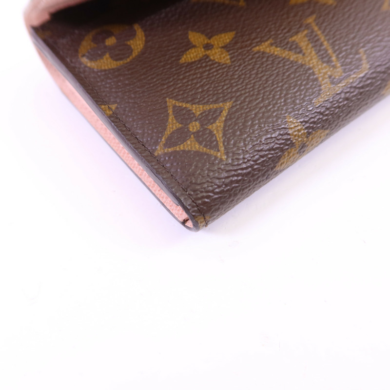 LOUIS VUITTON Monogram Portefeuille Sara金扣長錢包-10