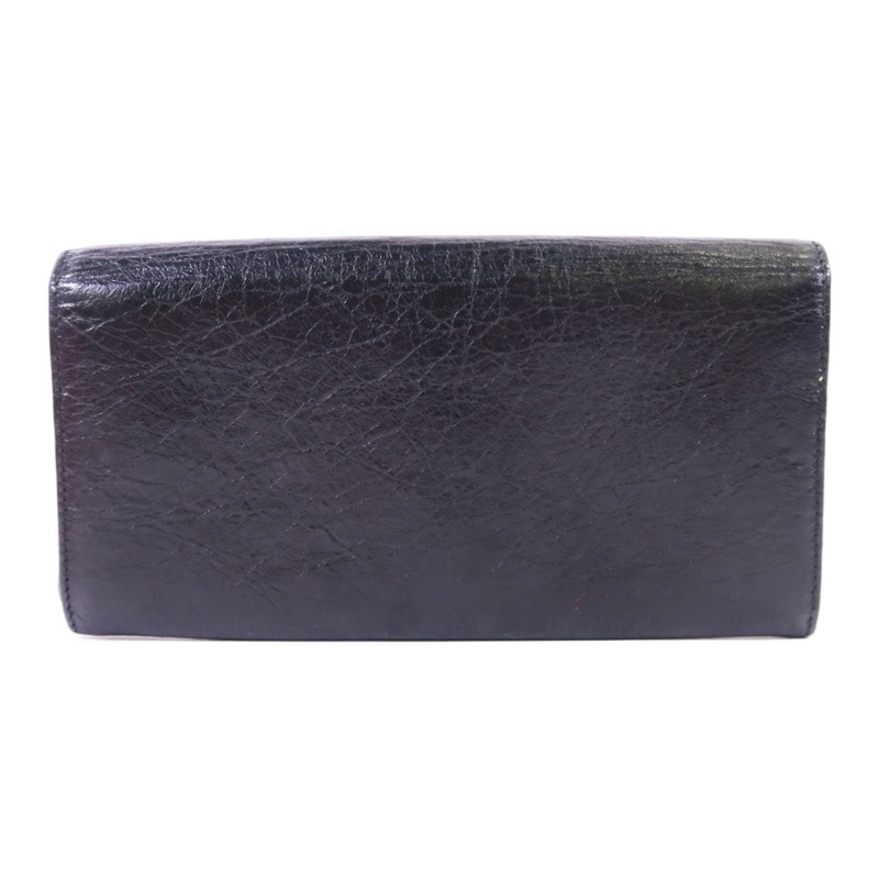 BALENCIAGA 牛皮皮革Long Wallet銀扣長錢包-1