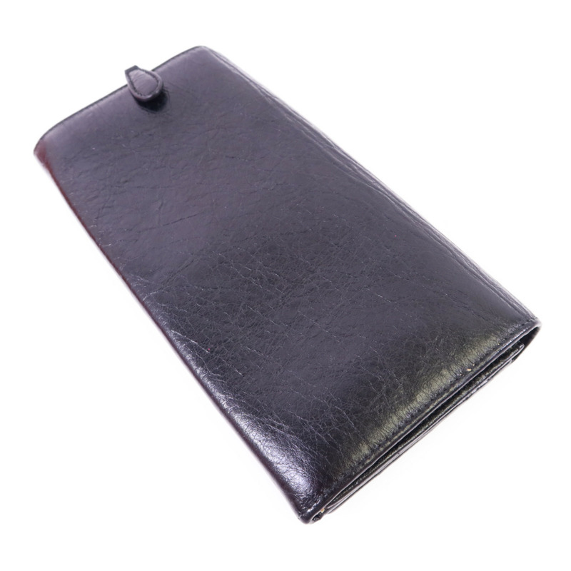BALENCIAGA 牛皮皮革Long Wallet銀扣長錢包-3