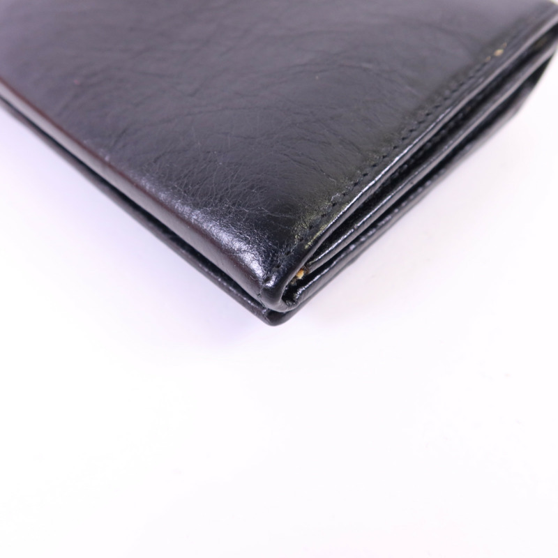 BALENCIAGA 牛皮皮革Long Wallet銀扣長錢包-13