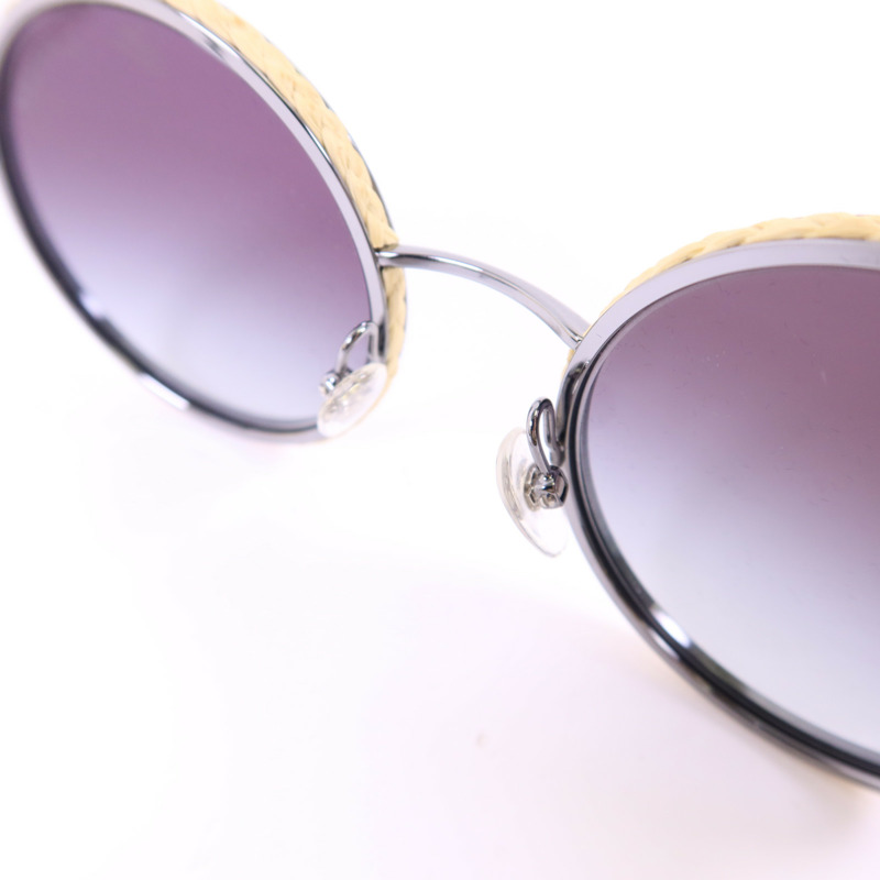 CHANEL Metal/Raffia Sunglasses太陽眼鏡-9