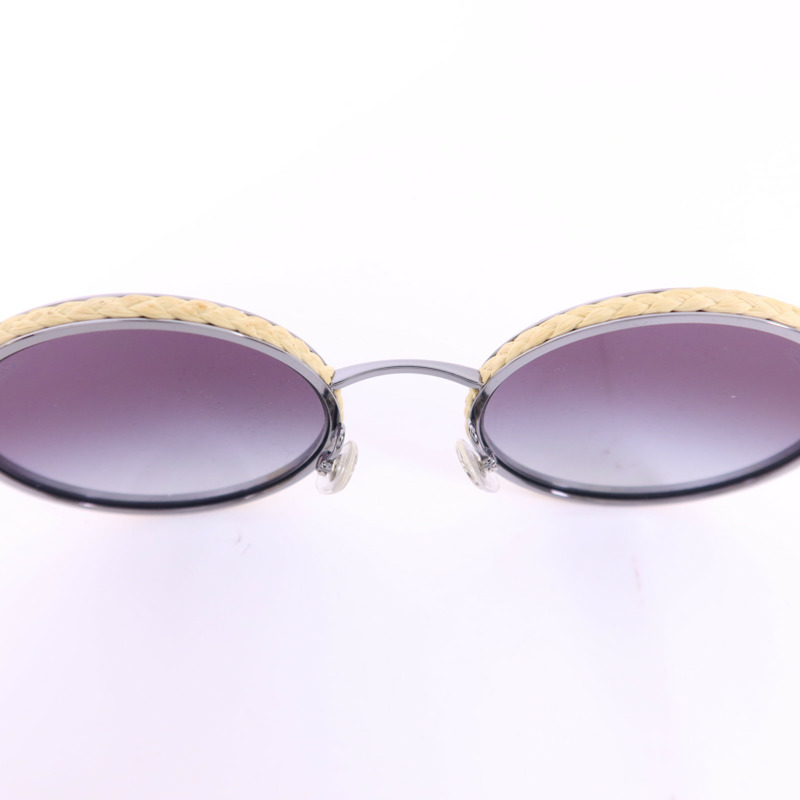 CHANEL Metal/Raffia Sunglasses太陽眼鏡-10