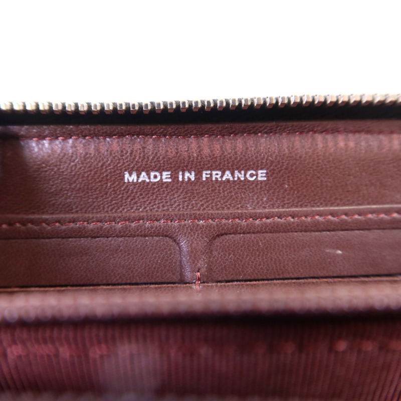 CHANEL 羊皮皮革Long Wallet銀扣長錢包-6