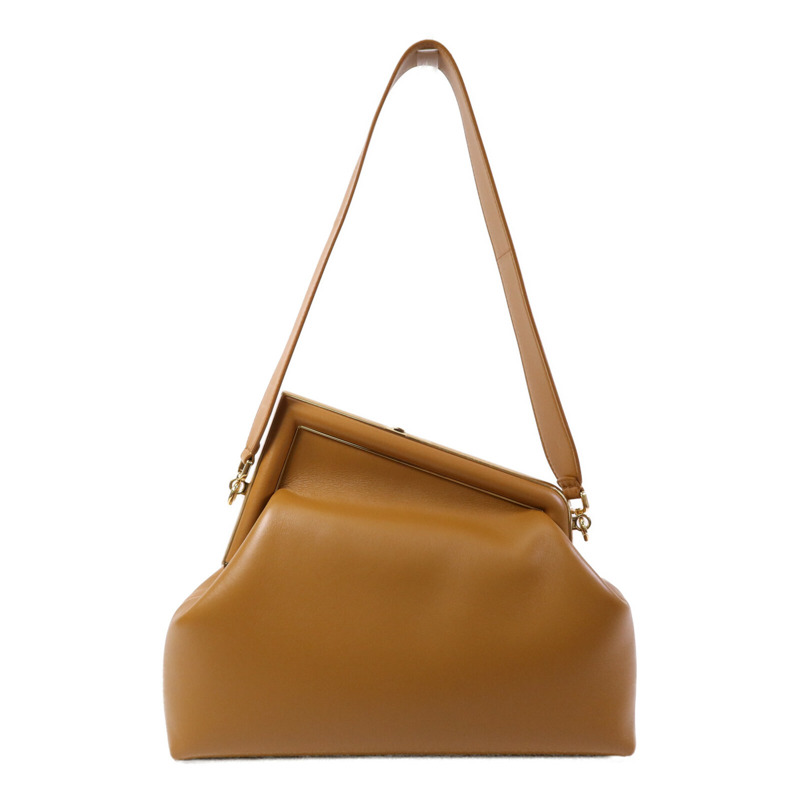 FENDI 牛皮皮革First Medium金扣肩背袋-1