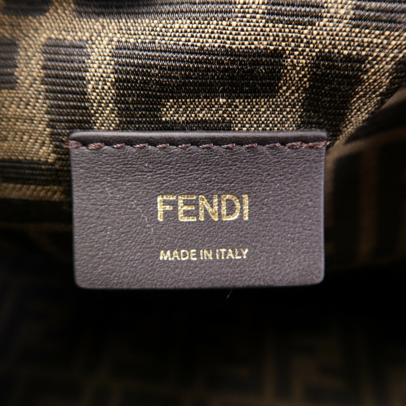 FENDI 牛皮皮革First Medium金扣肩背袋-5