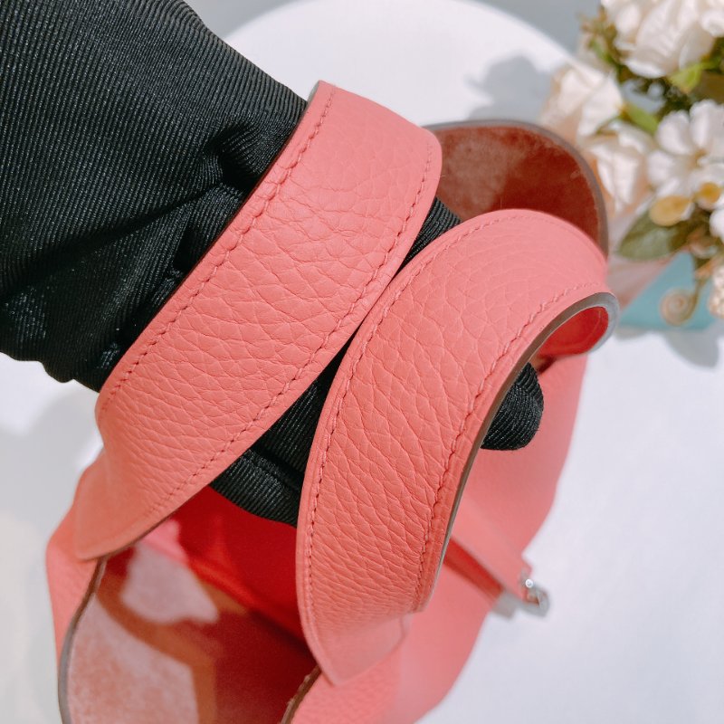 TW4704 Hermes 愛馬仕 杜鹃粉 絕頂Size菜籃子 Picotin 18 TC 8W Rose Azale x PHW-10