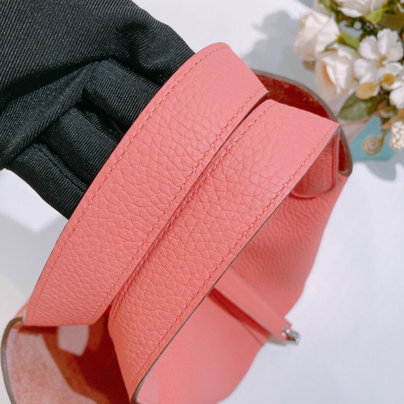 TW4704 Hermes 愛馬仕 杜鹃粉 絕頂Size菜籃子 Picotin 18 TC 8W Rose Azale x PHW-11