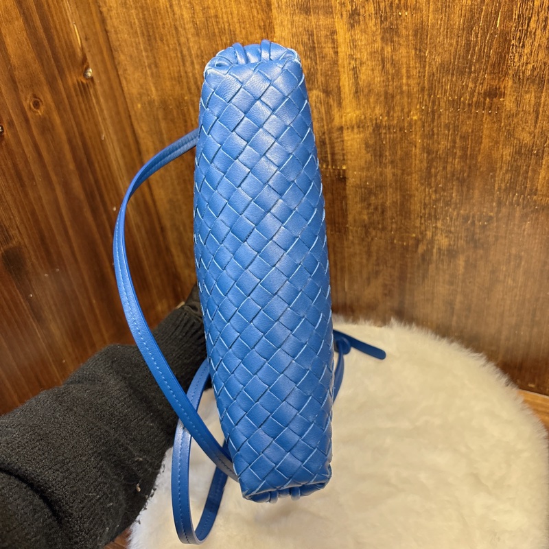 Bottega Veneta 編織斜挎包 藍色-2