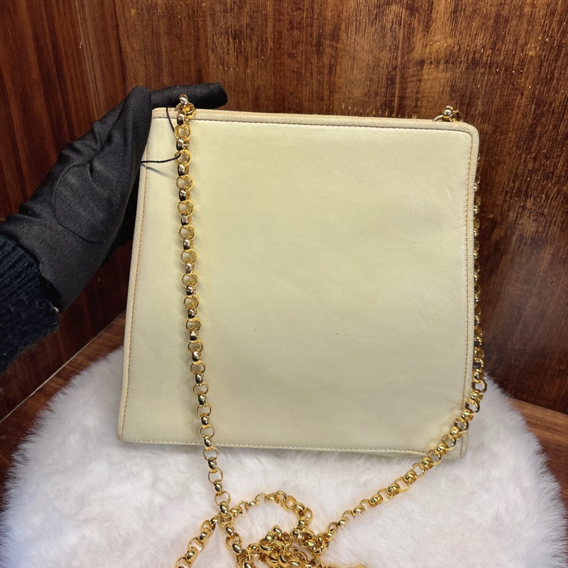 Salvatore Ferragamo 金色鏈條手提包-2