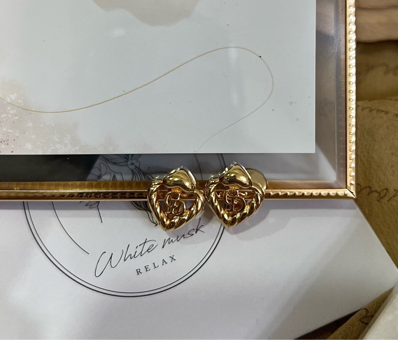 Dior vintage 愛心夾式耳環-1