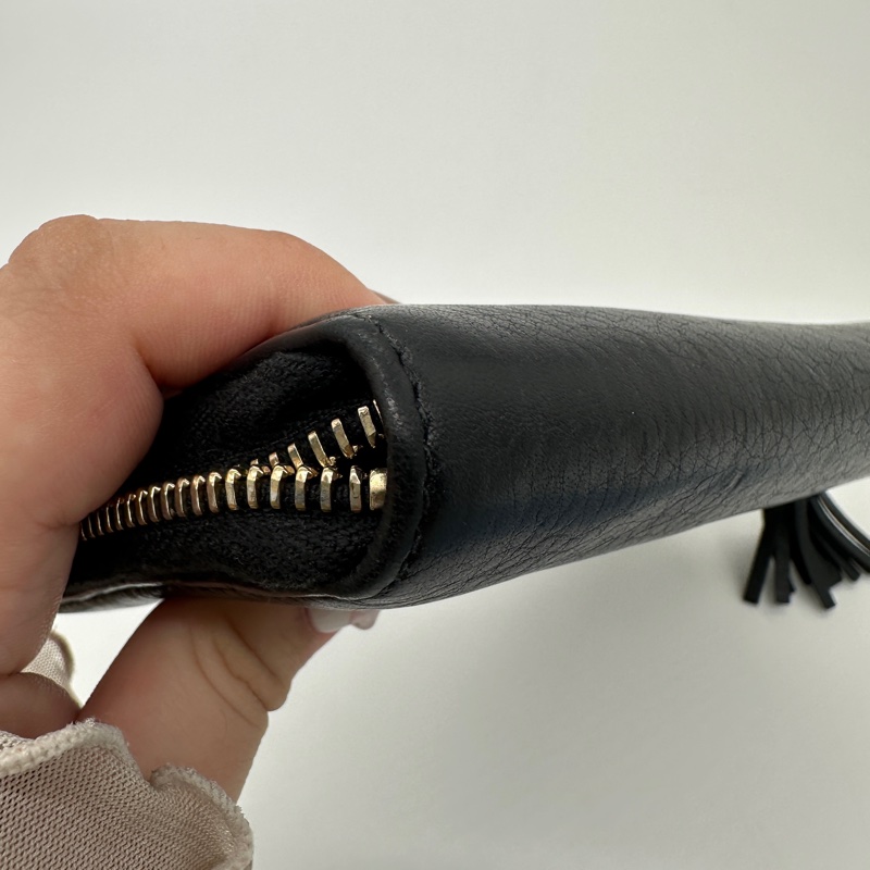 ♠️Gucci 經典 壓印 黑色 拉鍊長夾♠️-5