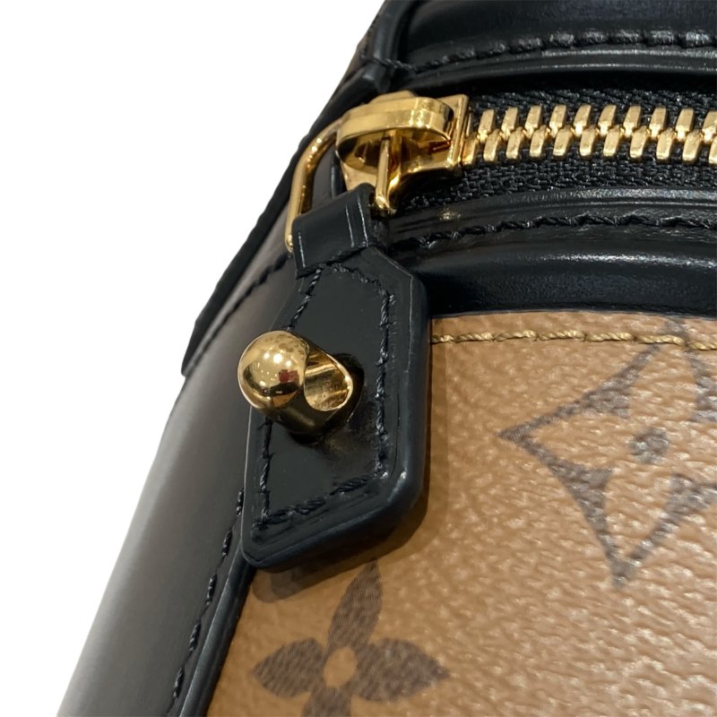 LOUIS VUITTON 路易威登 M43986 MONOGRAM REVERSE CANNES 發財桶 手提包 側背包 PVC 老花 棕色 金釦-21