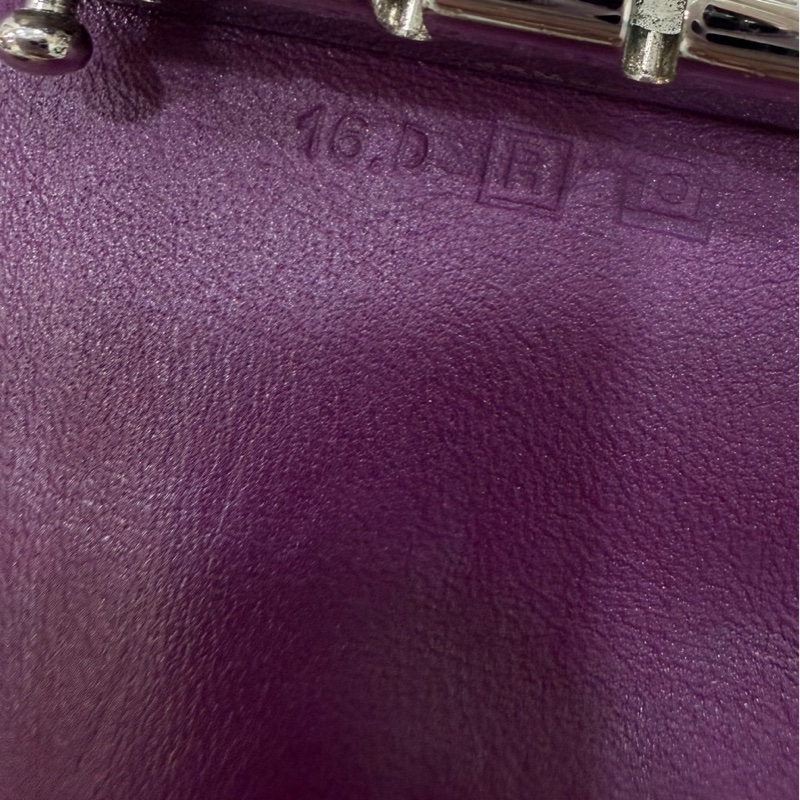 HERMES 愛馬仕 BEARN KEY RING 紫色 鑰匙包 鑰匙圈-13