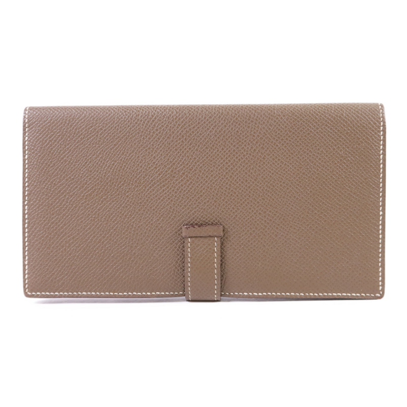 HERMES Epsom皮革Bearn Long Wallet金扣長錢包-1