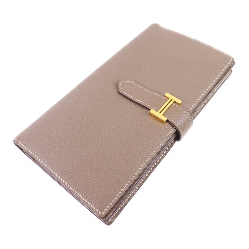 HERMES Epsom皮革Bearn Long Wallet金扣長錢包-2