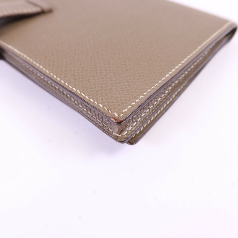 HERMES Epsom皮革Bearn Long Wallet金扣長錢包-13