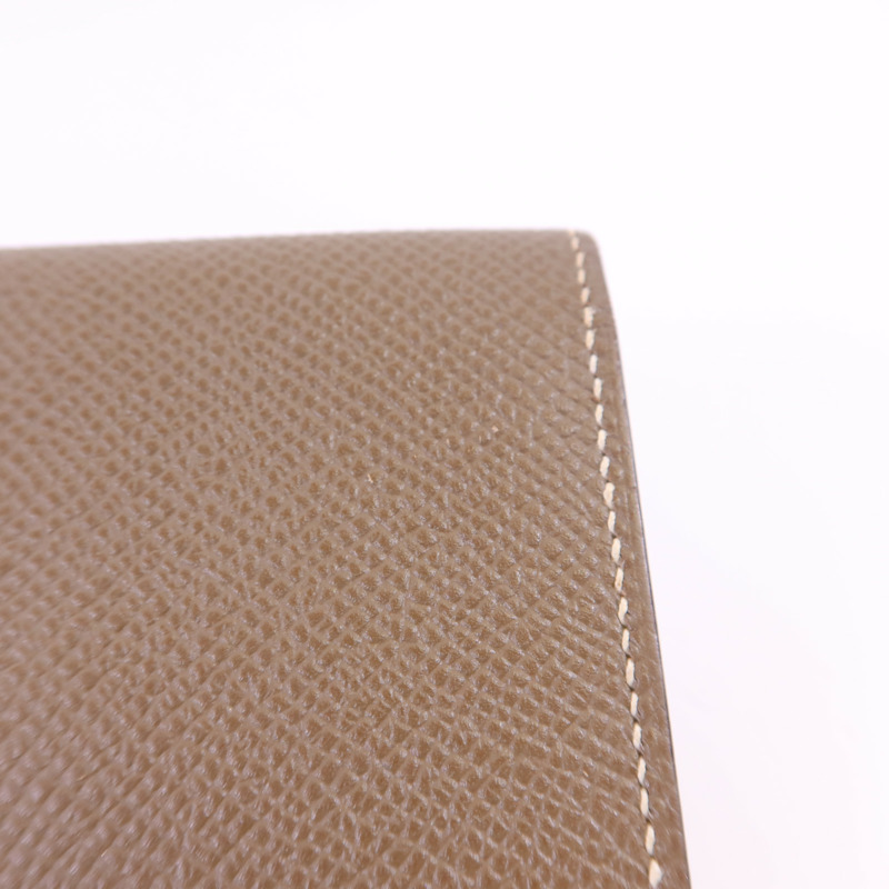 HERMES Epsom皮革Bearn Long Wallet金扣長錢包-15