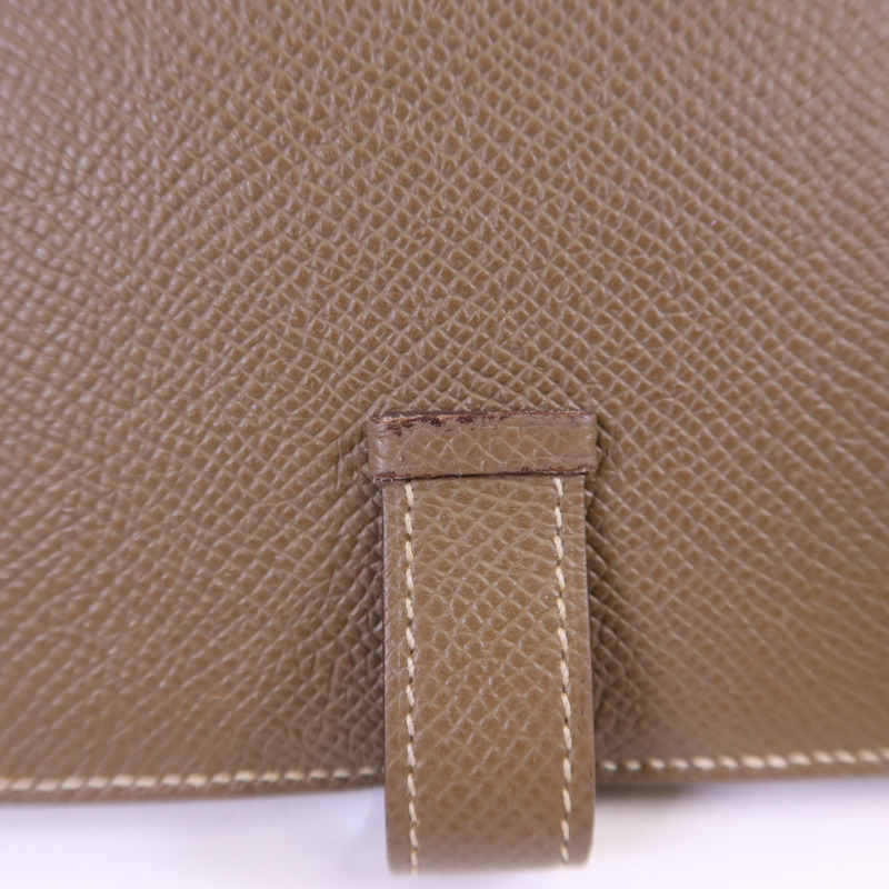 HERMES Epsom皮革Bearn Long Wallet金扣長錢包-16