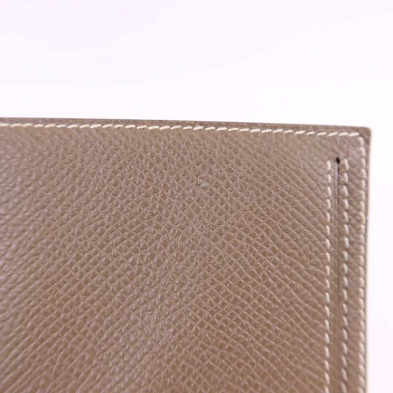 HERMES Epsom皮革Bearn Long Wallet金扣長錢包-18