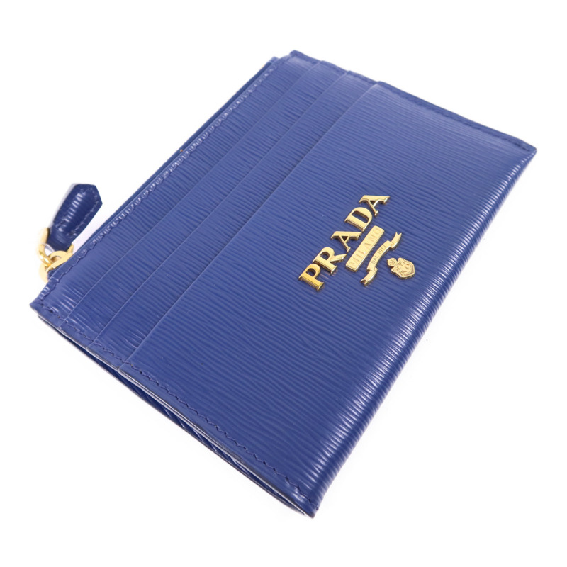 PRADA 牛皮皮革Card Case金扣卡片套-2