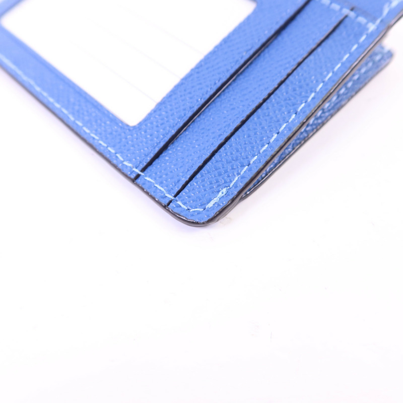 COACH 牛皮皮革Card Case銀扣卡片套-10