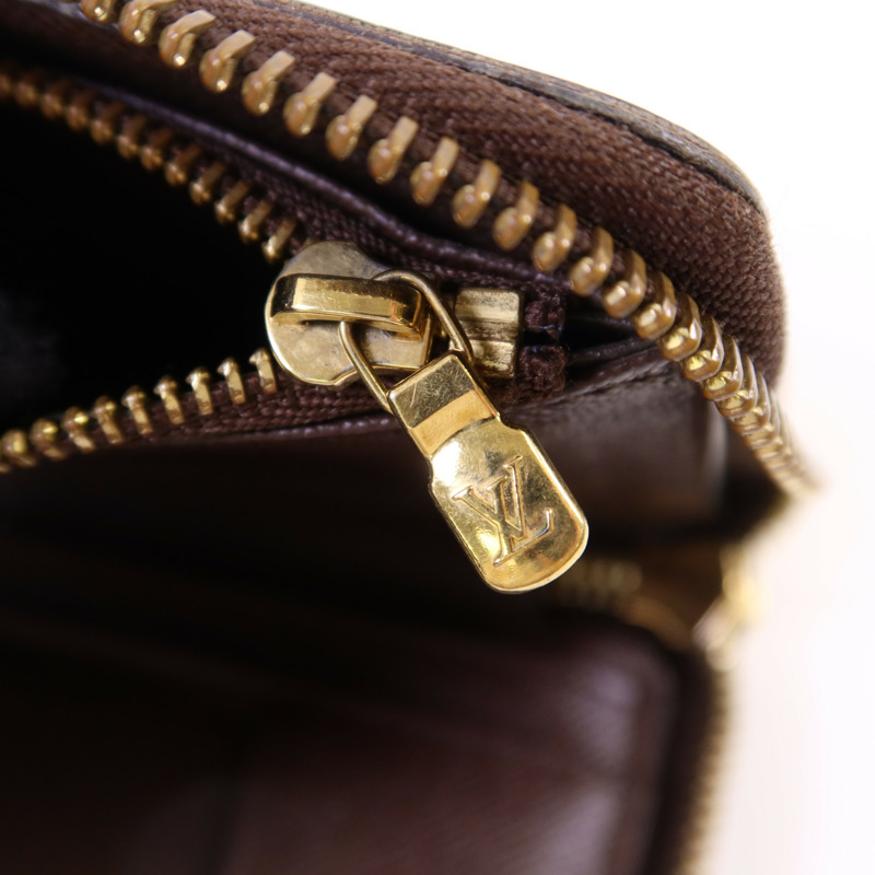 LOUIS VUITTON Damier Zippy Organizer金扣長錢包-9