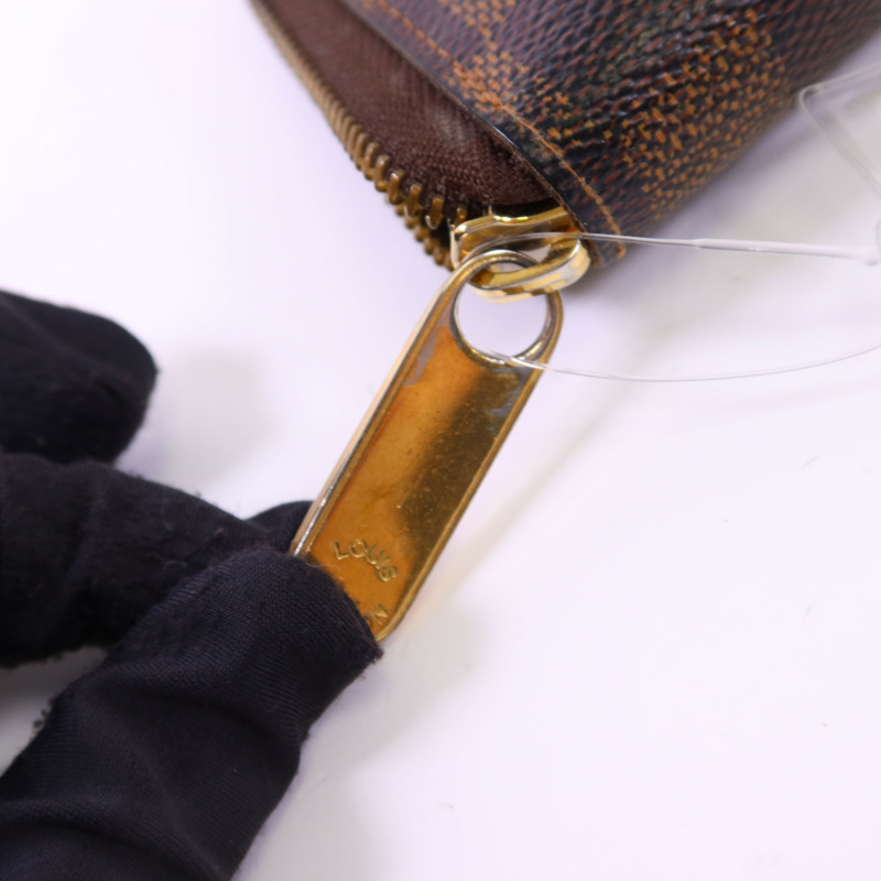 LOUIS VUITTON Damier Zippy Organizer金扣長錢包-11