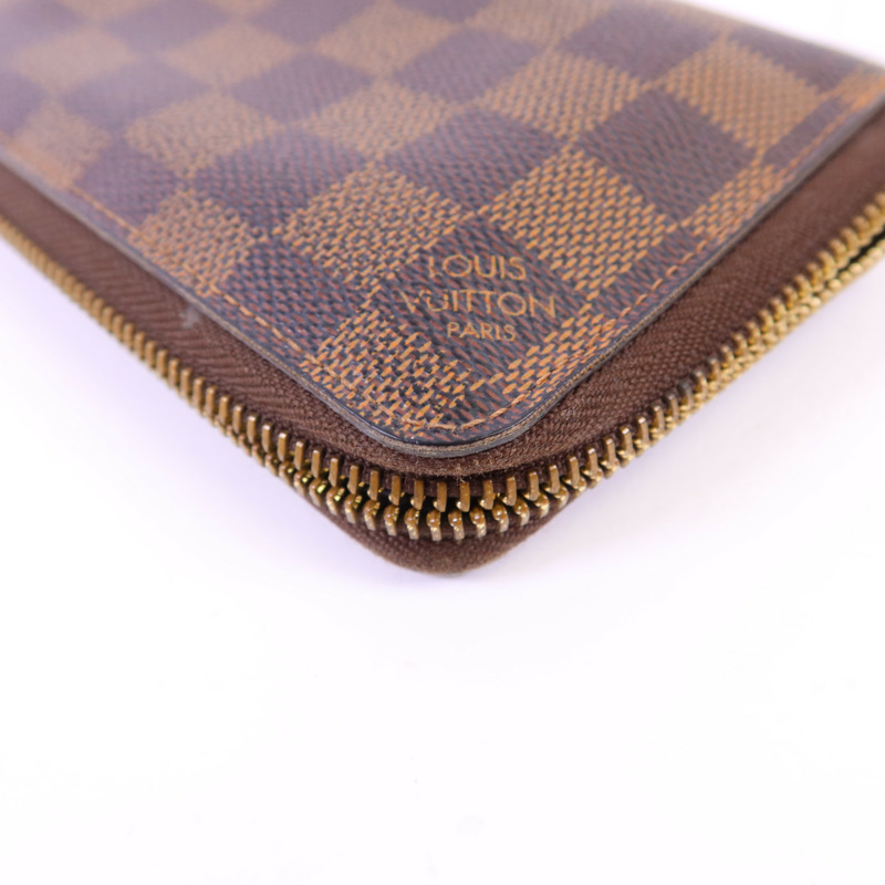 LOUIS VUITTON Damier Zippy Organizer金扣長錢包-14