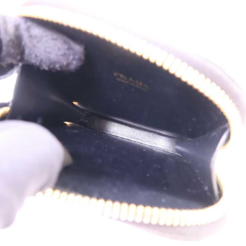 PRADA 牛皮皮革Saffiano Phone Case金扣手挽袋-5