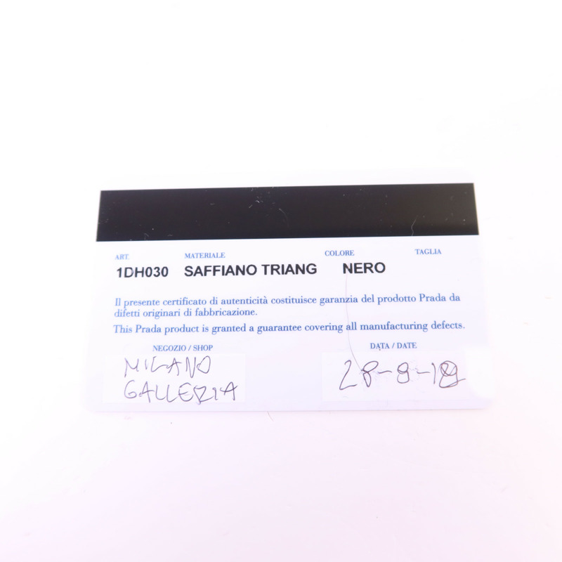 PRADA 牛皮皮革Saffiano Phone Case金扣手挽袋-7