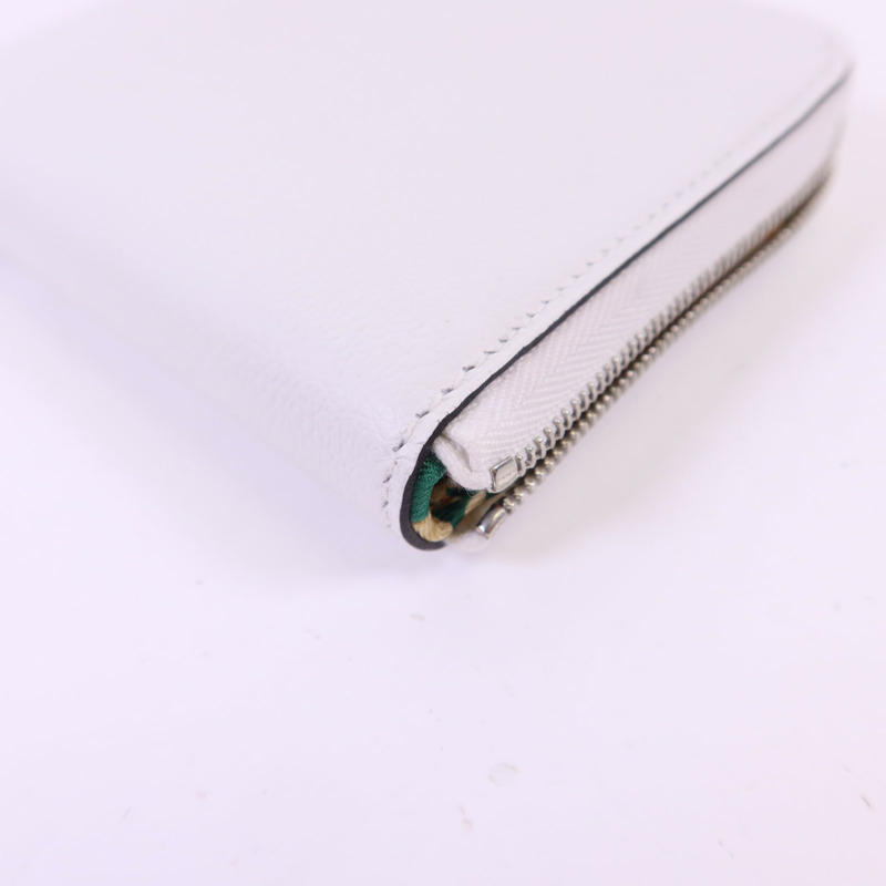HERMES Evercolor皮革Silk In Wallet銀扣錢包-13